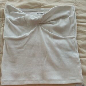 Never worn Abercrombie white tube top